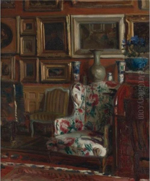 ?s Atelier, Rue Des Fontis In Auteuil, Paris Oil Painting by Jacques-Emile Blanche