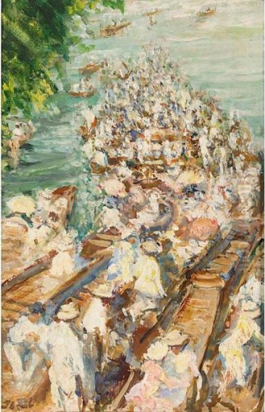 Henley Regatta by Jacques-Emile Blanche