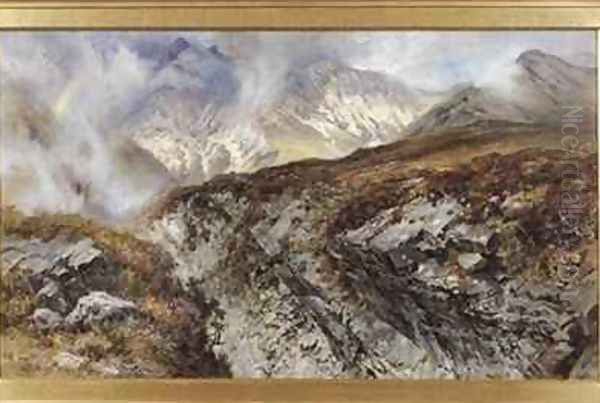 Sgurr nan Guillean Isle of Skye Oil Painting by Keeley Halswelle