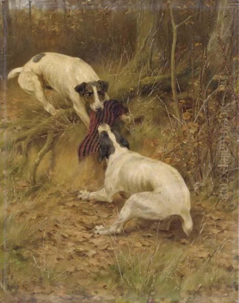 Terriers Fighting by Thomas Blinks