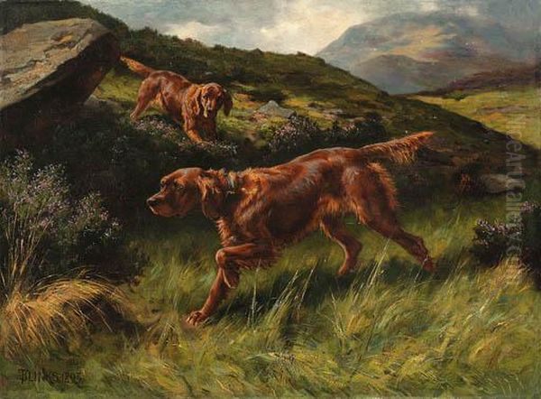 Lords Of The Glen Oil Painting by Thomas Blinks