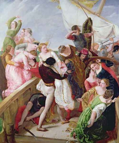 The Rescue of the Brides of Venice Oil Painting by James Clarke Hook