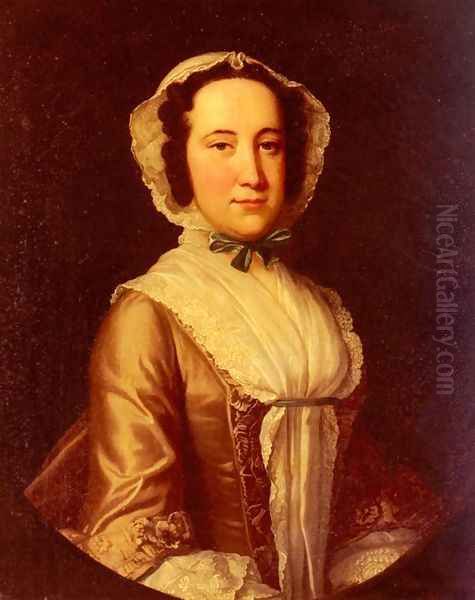 Portrait Of A Lady I Oil Painting by Thomas Hudson