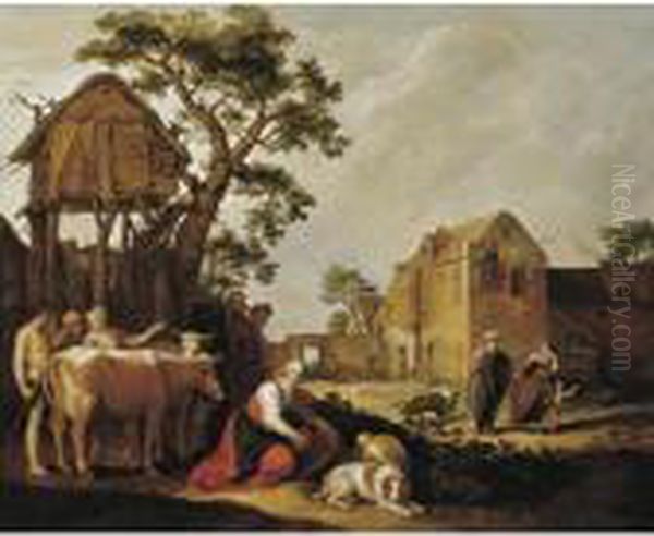 Sold By The J. Paul Getty Museum To Benefit Future Painting Acquisitions
 

 
 
 

 
 The Expulsion Of Hagar And Ishmael Oil Painting by Abraham Bloemaert