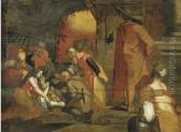 The Adoration Of The Shepherds Oil Painting by Abraham Bloemaert