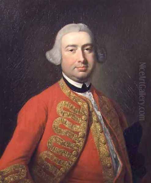 Portrait of John Beard c 1717-91 Oil Painting by Thomas Hudson