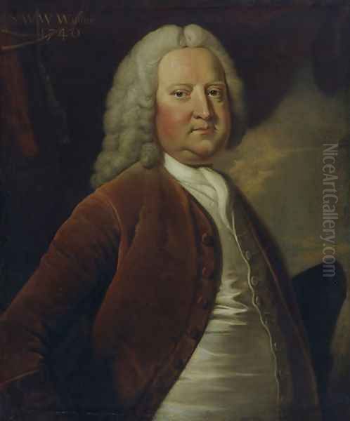 Sir Watkin Williams Wynn Oil Painting by Thomas Hudson