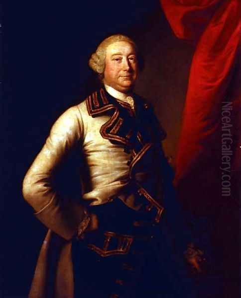 Portrait of John Rolle Walter Oil Painting by Thomas Hudson