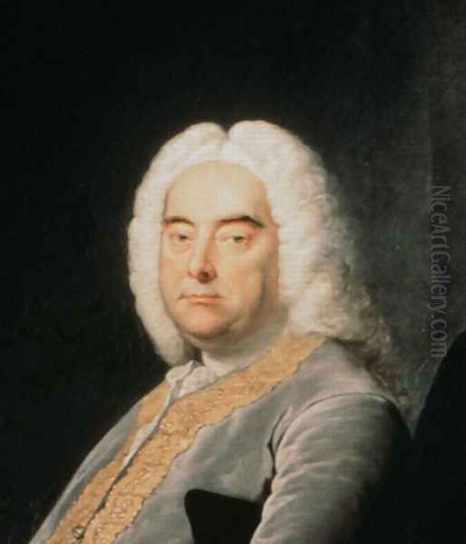 George Frederick Handel 1685-1759 Oil Painting by Thomas Hudson