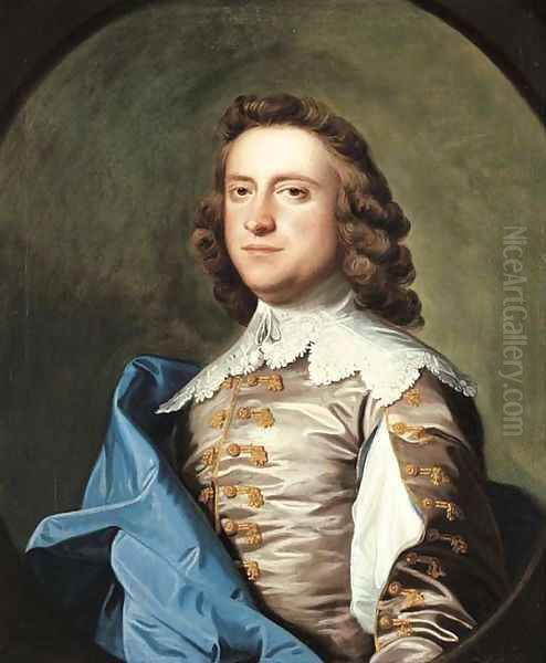 Portrait of John Armytage Esq. Oil Painting by Thomas Hudson