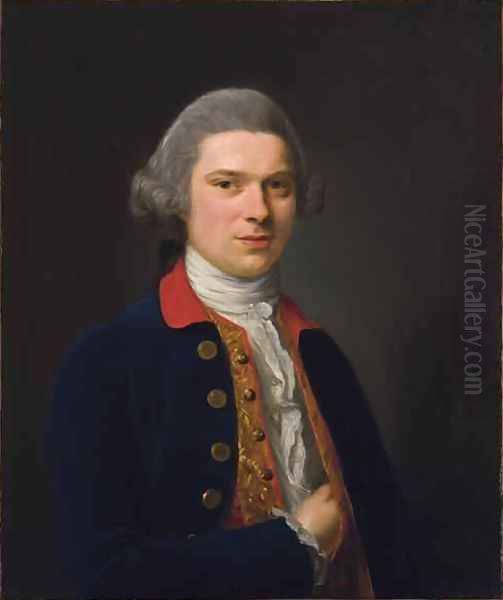 Portrait of a Gentleman 2 Oil Painting by Nathaniel Hone