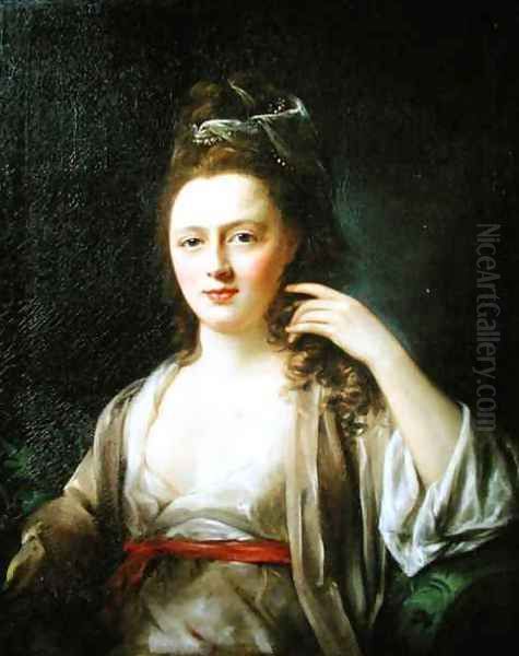 Portrait of a Lady 2 Oil Painting by Nathaniel Hone