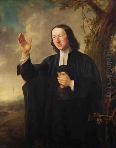 Portrait of John Wesley Oil Painting by Nathaniel Hone