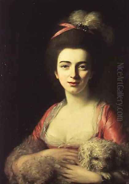 Portrait of a Lady Oil Painting by Nathaniel Hone