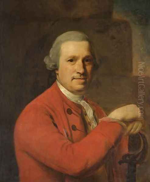 General Lloyd Oil Painting by Nathaniel Hone