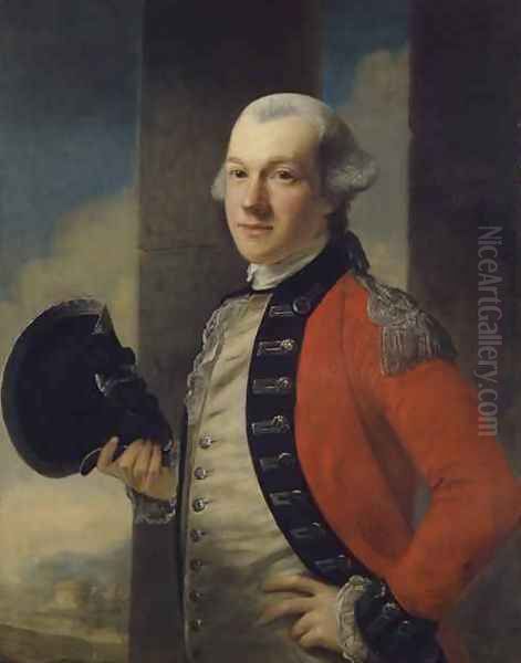 Colonel Thomas Aubrey Oil Painting by Nathaniel Hone