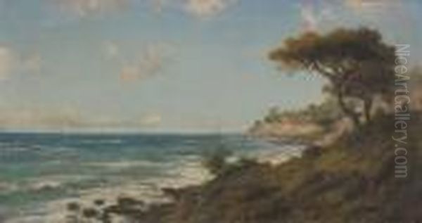 Promontorio Sul Mare Oil Painting by Giacinto Bo