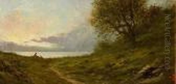 La Strada Verso Il Lago Oil Painting by Giacinto Bo