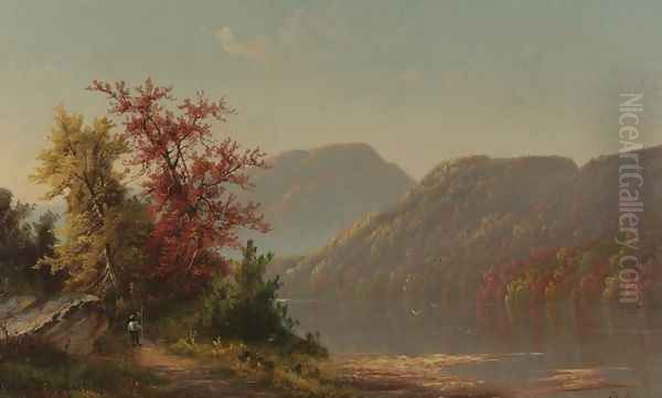 Benson, Rutland County, Vermont Oil Painting by James Hope