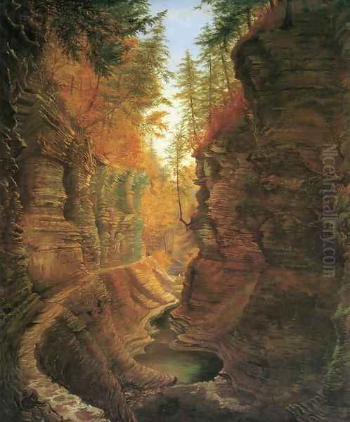 Watkins Glen Oil Painting by James Hope