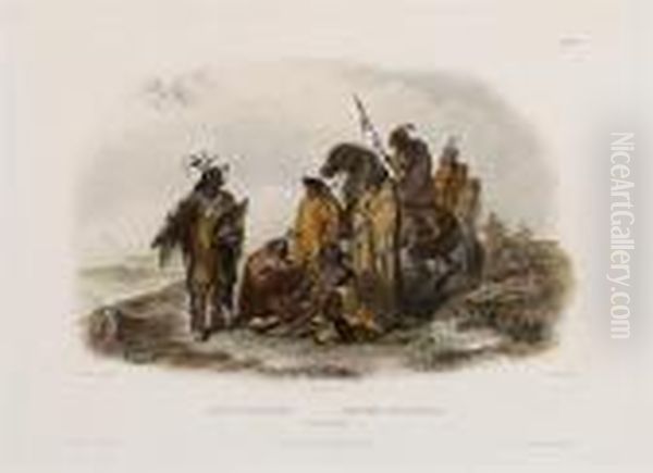 From Prince Maximilian Zu Weid-neuwied Travels In The Interior Of North America Oil Painting by Karl Bodmer