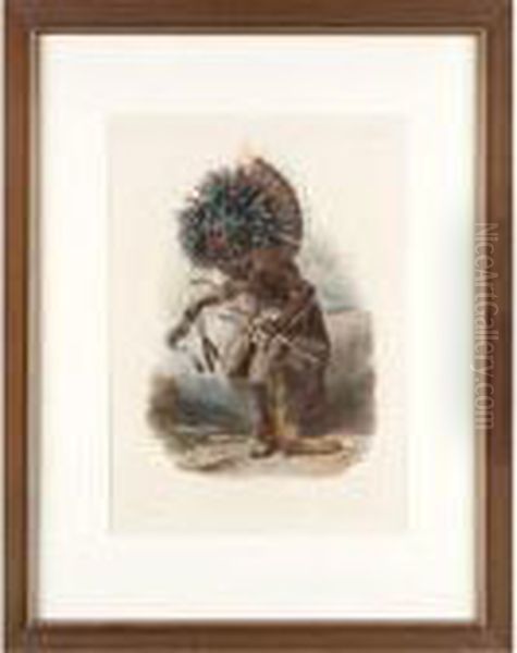 Pehriska-ruhpa Oil Painting by Karl Bodmer