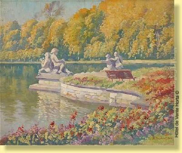 Ete A Versailles Oil Painting by Nikolai Petrovich Bogdanov-Belsky