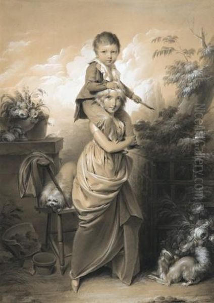 La Petite Soeur Oil Painting by Louis Leopold Boilly