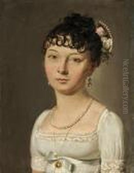 Portrait Of Woman Oil Painting by Louis Leopold Boilly