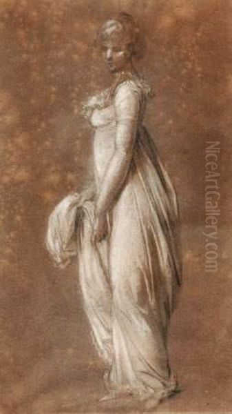 Femme A La Toilette Oil Painting by Louis Leopold Boilly