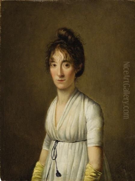 Portrait Of A Woman Oil Painting by Louis Leopold Boilly