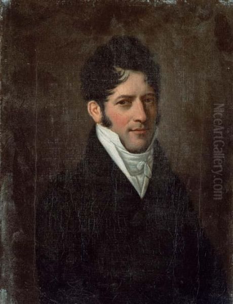 Portrait De Jeune Homme Oil Painting by Louis Leopold Boilly