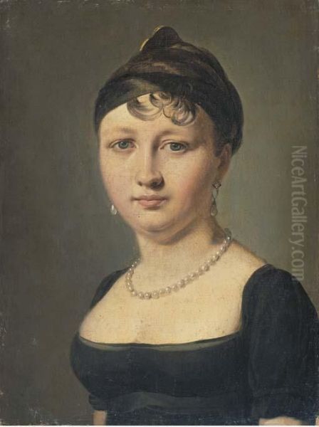 Portrait De Dame En Buste Oil Painting by Louis Leopold Boilly