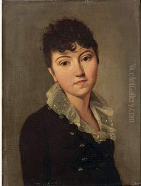 Portrait De Femme Oil Painting by Louis Leopold Boilly