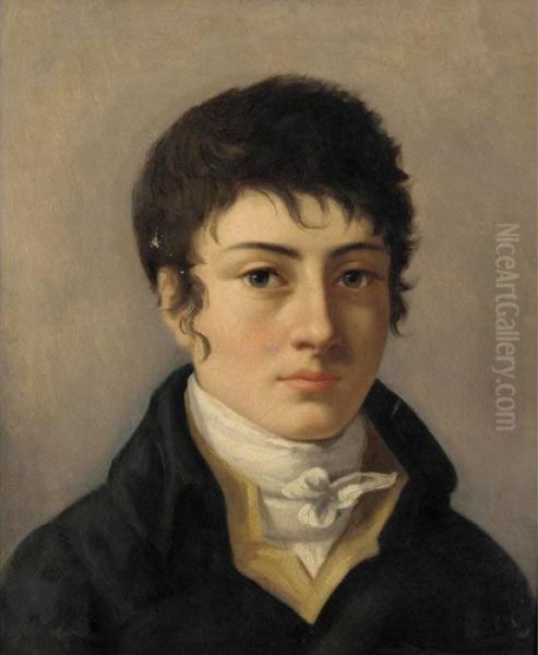 Portrait Of Young Man Oil Painting by Louis Leopold Boilly