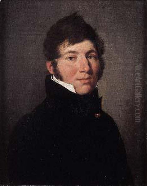 Portrait D'armand Soucanye, Baron De Landevoisin Oil Painting by Louis Leopold Boilly