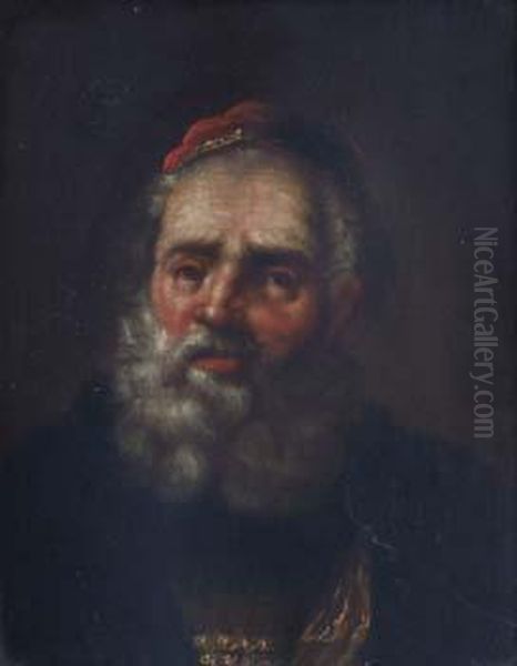 Portrait Of An Elderly Gentleman Oil Painting by Ferdinand Bol