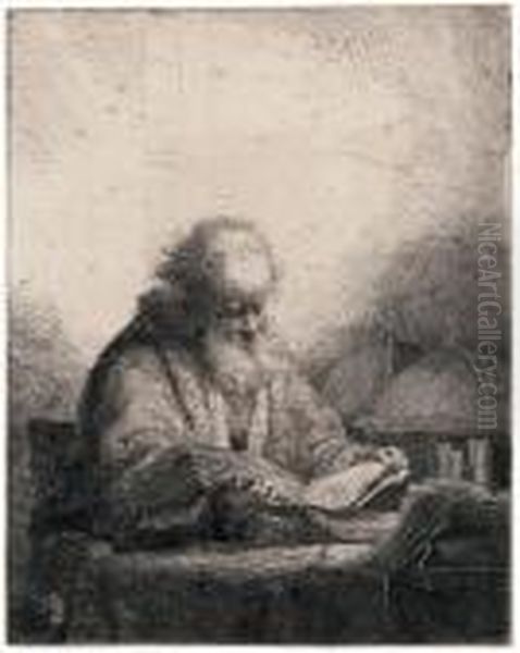 The Philosopher Oil Painting by Ferdinand Bol