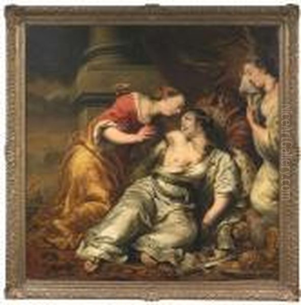 The Death Of Dido Oil Painting by Ferdinand Bol