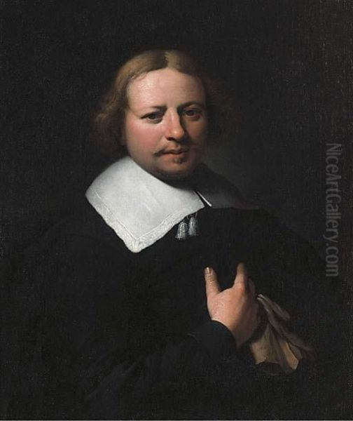 Portrait Of A Gentleman Oil Painting by Ferdinand Bol