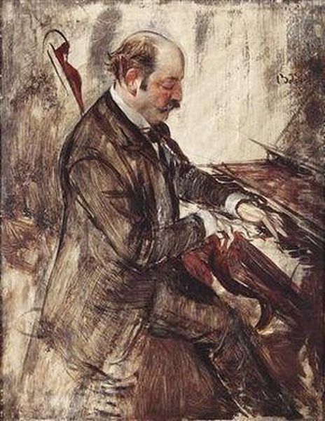 The Pianist Oil Painting by Giovanni Boldini