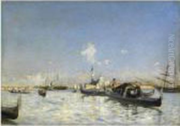 L'isola Di San Giorgio A Venezia Oil Painting by Giovanni Boldini