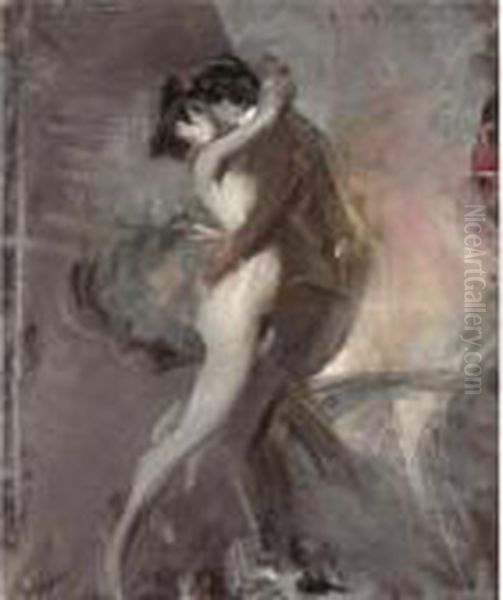 La Coppia Oil Painting by Giovanni Boldini