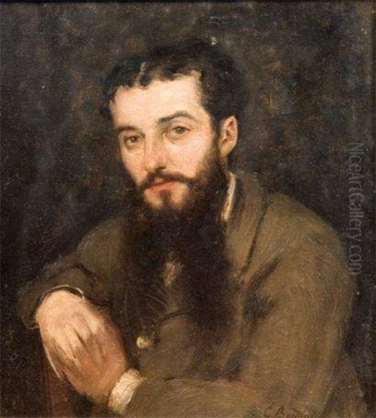 Portrait Du Peintre Alessandro Lanfredin Oil Painting by Giovanni Boldini