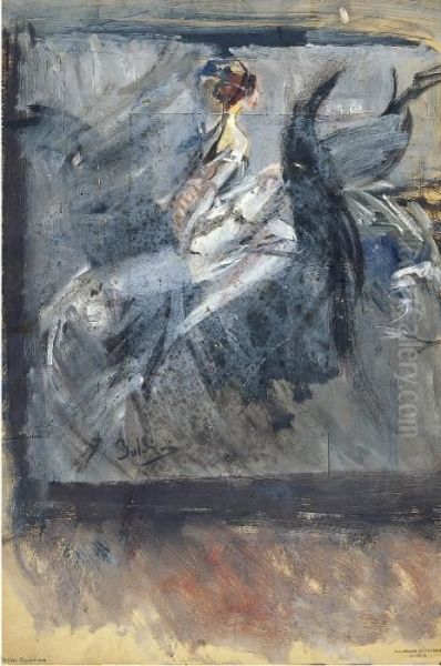 Studio Per Il Ritratto Della Marchesa Casati Oil Painting by Giovanni Boldini