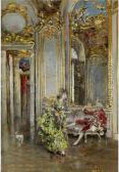 A Friend Of The Marquis Oil Painting by Giovanni Boldini