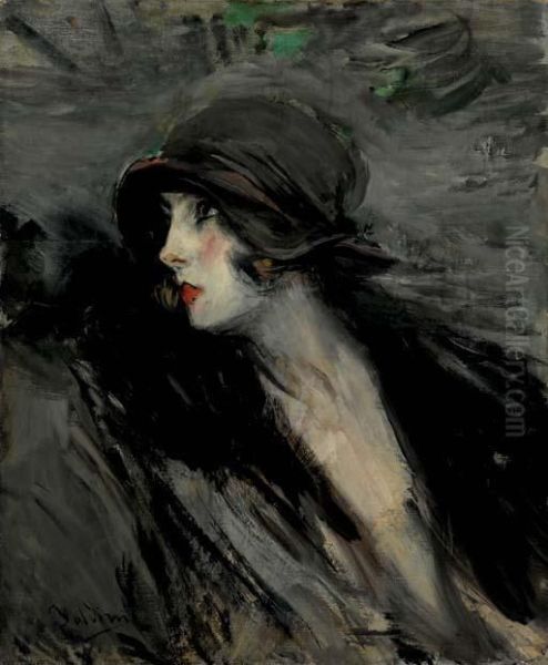 Ritratto Di Suzy Oil Painting by Giovanni Boldini