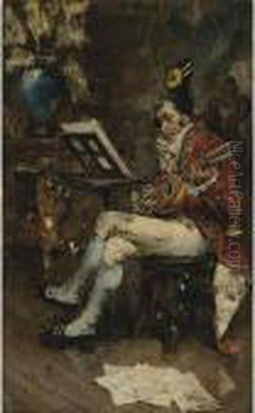 The Musician Oil Painting by Giovanni Boldini