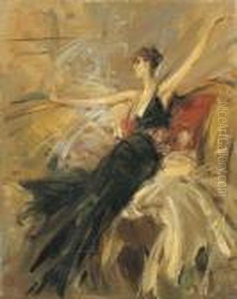 Sul Divano Oil Painting by Giovanni Boldini