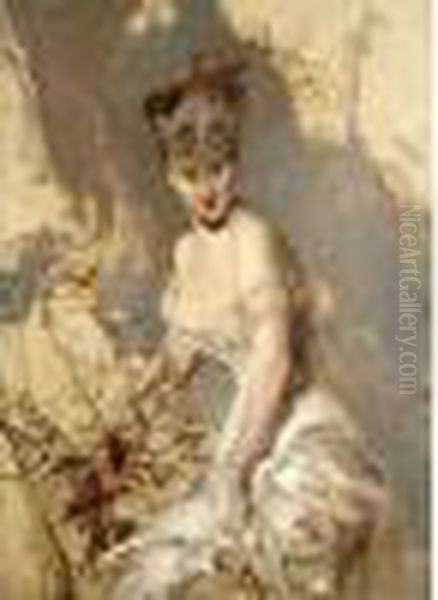 Alice Oil Painting by Giovanni Boldini